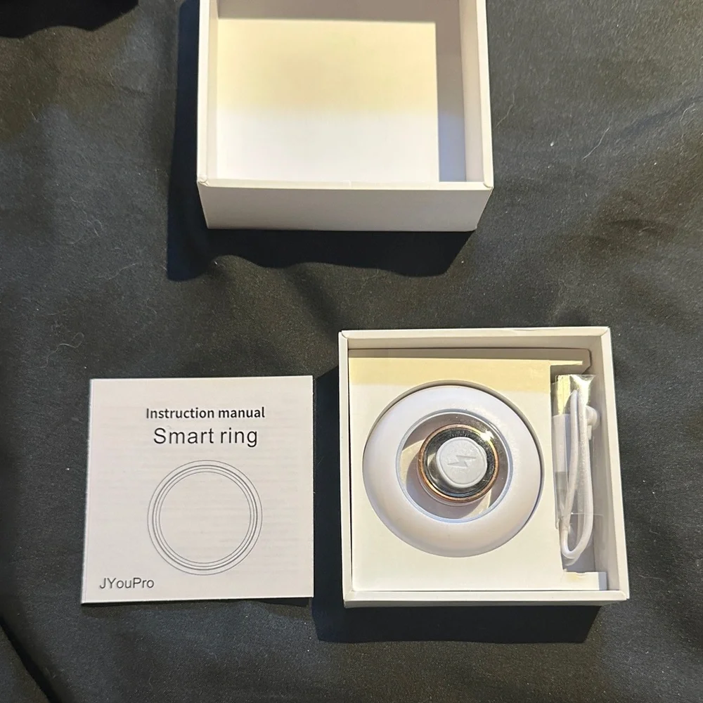 Smart Ring with Gold and Silver Accents